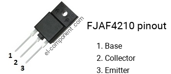 Diagrama de pines del FJAF4210 