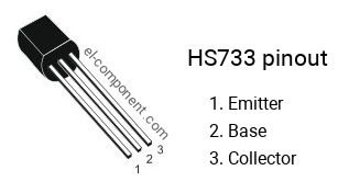 Diagrama de pines del HS733 