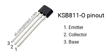 Diagrama de pines del KSB811-O 