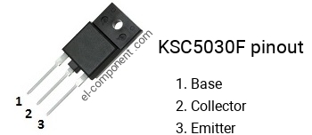 Diagrama de pines del KSC5030F 