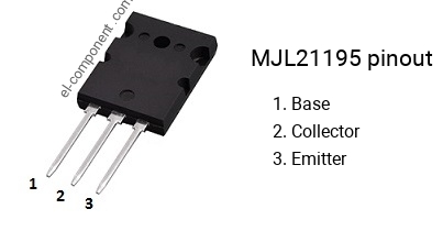 Pinbelegung des MJL21195 