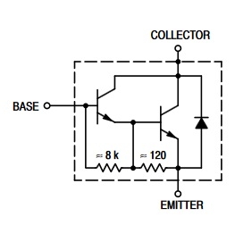 TIP120G equivalent circuit