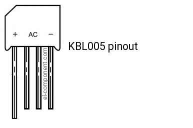 KBL005 pinout