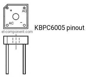 KBPC6005 pinout