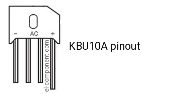 KBU10A pinout