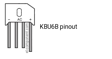 KBU6B pinout