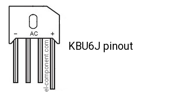 KBU6J pinout