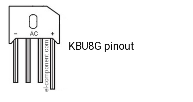 KBU8G pinout