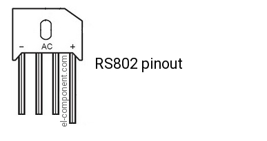 RS802 pinout