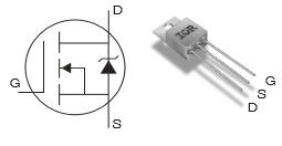 IRFY044 pinout