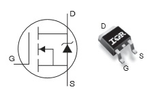 IRLR024N pinout