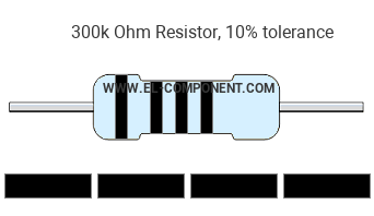 300k Ohm Resistor Color Code
