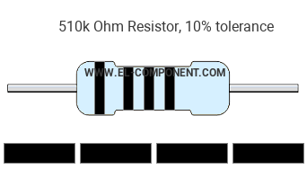 510k Ohm Resistor Color Code